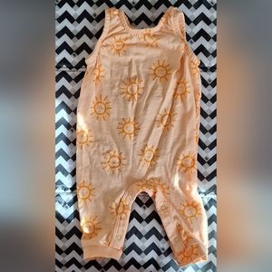 Orange sun romper Newborn